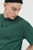 Бавовняна футболка Karl Kani колір зелений з аплікацією 6037466-dark.green