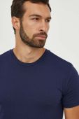 Бавовняна футболка Polo Ralph Lauren 3-pack однотонний колір блакитний