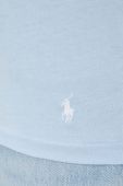 Бавовняна футболка Polo Ralph Lauren 3-pack однотонний колір блакитний