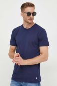 Бавовняна футболка Polo Ralph Lauren 3-pack колір синій однотонний (3386664)