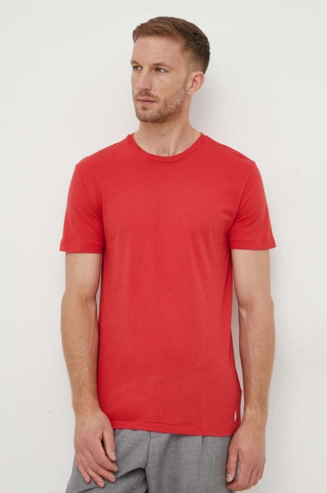 Бавовняна футболка Polo Ralph Lauren 3-pack колір синій однотонний (3386669) фото 2