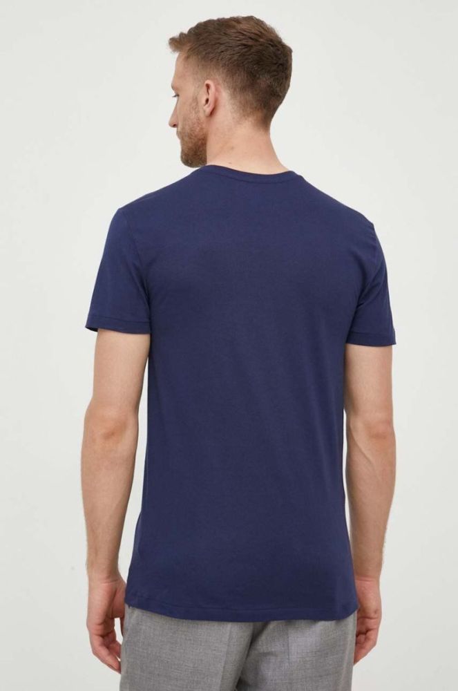 Бавовняна футболка Polo Ralph Lauren 3-pack колір синій однотонний (3386669) фото 7