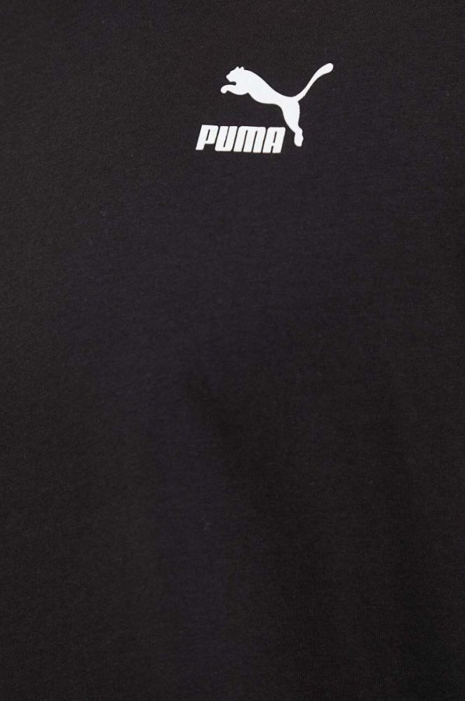 Бавовняна футболка Puma колір чорний однотонний 538070-88 фото 4
