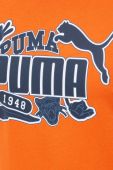 Бавовняна футболка Puma колір помаранчевий з принтом (3091804)