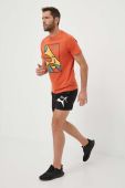 Бавовняна футболка Puma колір помаранчевий з принтом (3091825)