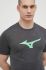 Бігова футболка Mizuno Core RB колір сірий з принтом