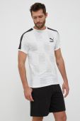 Футболка Puma чоловічий колір білий візерунок