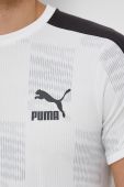 Футболка Puma чоловічий колір білий візерунок