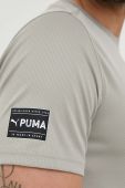 Тренувальна футболка Puma Fit Ultrabreathe Q2 колір зелений з принтом