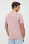 Бавовняна футболка Pepe Jeans Acee колір рожевий з принтом