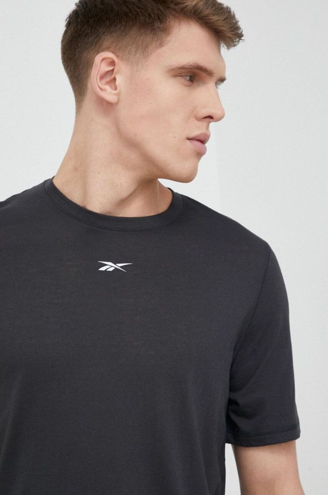 Тренувальна футболка Reebok Training Supremium колір чорний однотонна фото 4