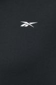 Тренувальна футболка Reebok колір чорний однотонний