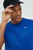 Бігова футболка Reebok з принтом колір блакитний