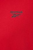 Бавовняна футболка Reebok колір червоний однотонний
