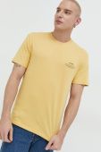 Бавовняна футболка Jack & Jones JJEFELIX колір жовтий з принтом 12224600