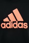 Бавовняна футболка adidas Колір чорний з принтом колір чорний