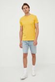 Бавовняна футболка Pepe Jeans колір жовтий з принтом (3258461)