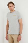 Футболка Pepe Jeans чоловічий колір сірий з принтом