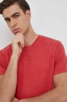 Бавовняна футболка Pepe Jeans Jacko Колір червоний однотонна колір червоний