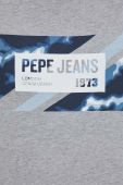 Футболка Pepe Jeans Rederick чоловіча колір сірий з принтом