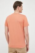 Бавовняна футболка Pepe Jeans Richmond колір помаранчевий з принтом