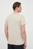 Бавовняна футболка Pepe Jeans Richmond колір бежевий з принтом (3178902)
