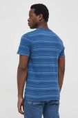 Бавовняна футболка Pepe Jeans Ries колір синій візерунок