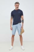 Бавовняна футболка Pepe Jeans Relford колір синій однотонна
