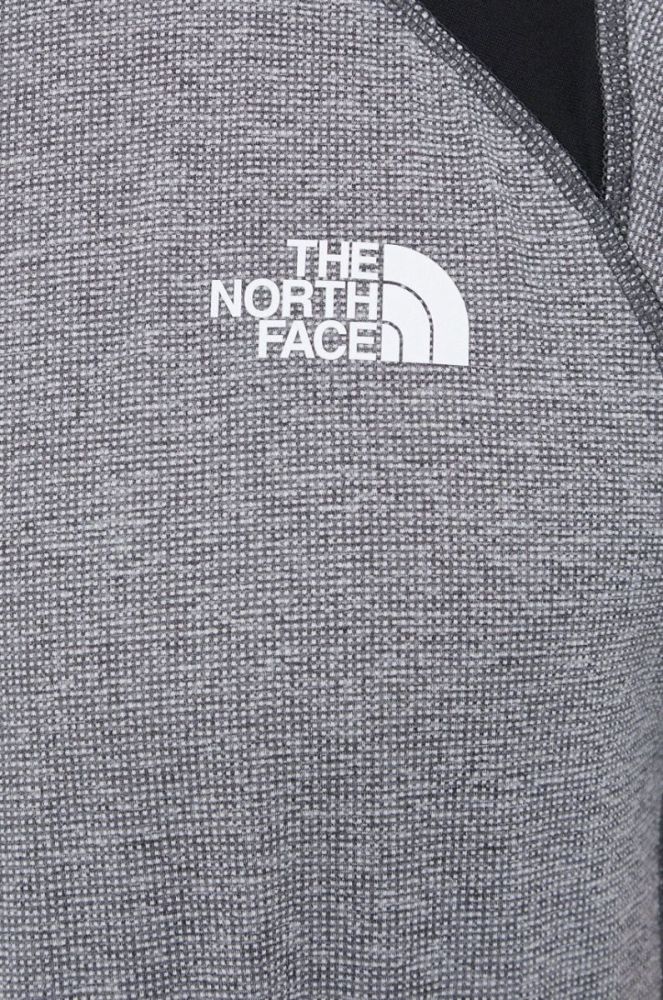 Спортивна футболка The North Face Glacier колір сірий візерунок фото 5