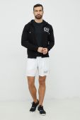 Футболка EA7 Emporio Armani чоловічий колір чорний однотонний (2887955)