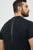 Футболка EA7 Emporio Armani чоловічий колір чорний однотонний (2887955)