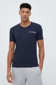 Футболка лаунж Emporio Armani Underwear 2-pack колір синій з принтом