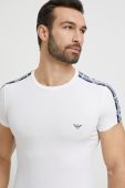 Футболка лаунж Emporio Armani Underwear колір білий з аплікацією