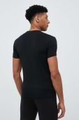 Футболка лаунж Emporio Armani Underwear колір чорний візерунок