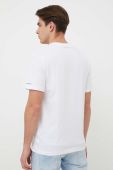 Бавовняна футболка Trussardi колір білий з принтом (2941269)