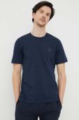 Бавовняна футболка Trussardi колір синій однотонний (3194749)