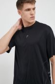 Тренувальна футболка Fila Ronchin колір чорний однотонна