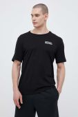 Бавовняна футболка Fila колір чорний з принтом (3029519)