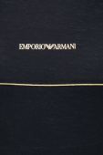 Футболка Emporio Armani чоловічий колір чорний з принтом
