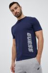 Футболка Guess чоловічий колір синій з принтом (3133939)