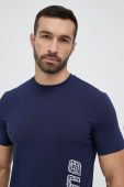 Футболка Guess чоловічий колір синій з принтом (3133939)
