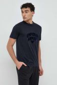 Футболка Emporio Armani чоловічий колір синій з аплікацією (2955762)