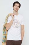 Футболка Guess чоловічий колір білий з принтом (3104774)