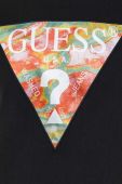 Бавовняна футболка Guess колір чорний з аплікацією (3104804)