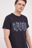 Бавовняна футболка Guess колір синій з аплікацією (3182356) Бавовняна футболка Guess колір синій з аплікацією (3182356)