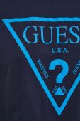 Бавовняна футболка Guess колір синій з принтом (2981001)