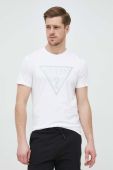 Футболка Guess чоловічий колір білий з принтом (3076018)