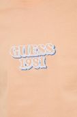 Бавовняна футболка Guess колір помаранчевий з аплікацією (3194779)