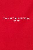 Бавовняна футболка Tommy Hilfiger колір червоний однотонний