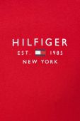 Бавовняна футболка Tommy Hilfiger колір червоний з принтом (3015869)
